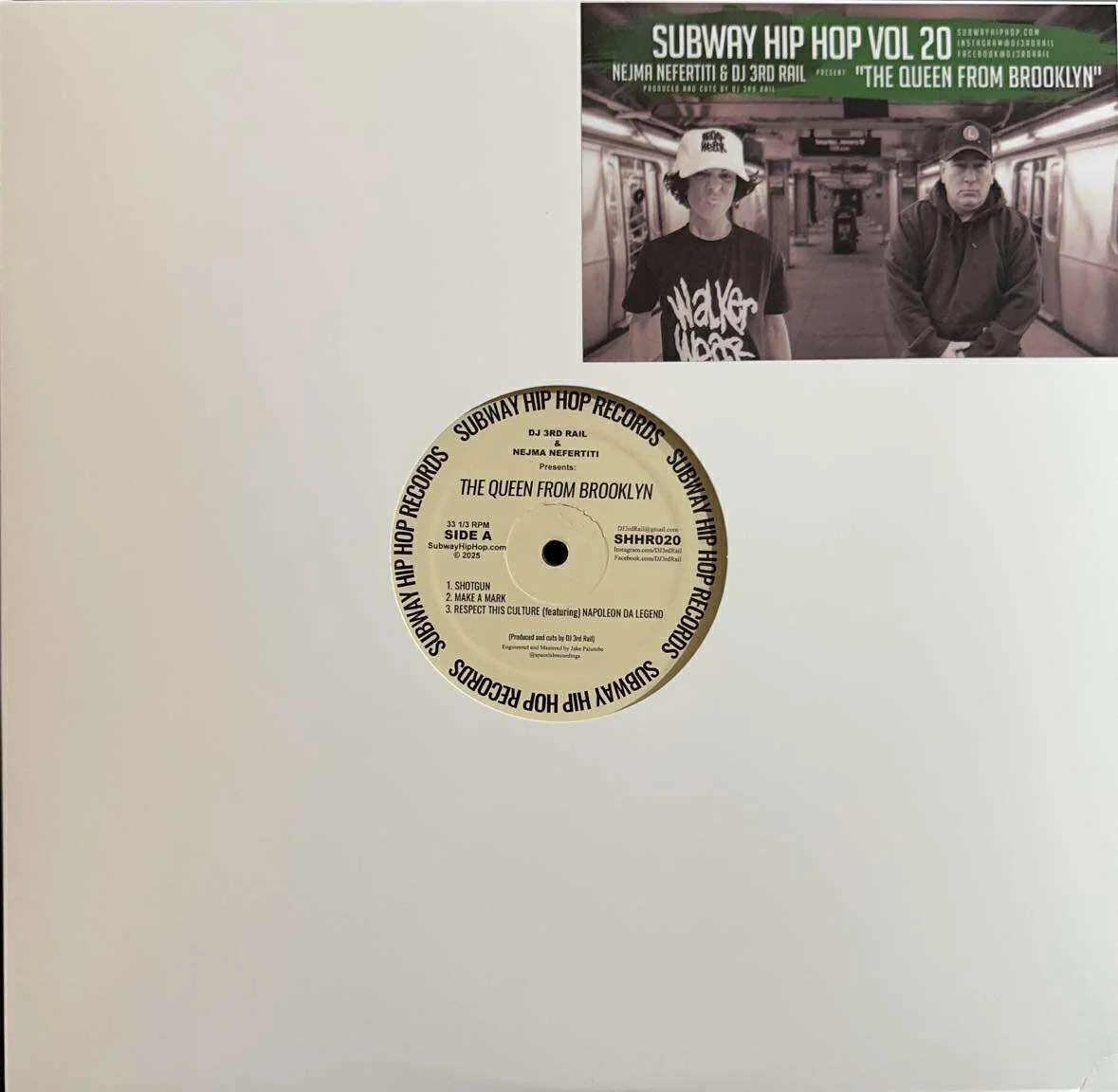 Subway Hip Hop Records Vol #20 Nejma Nefertiti & DJ 3rd Rail - The